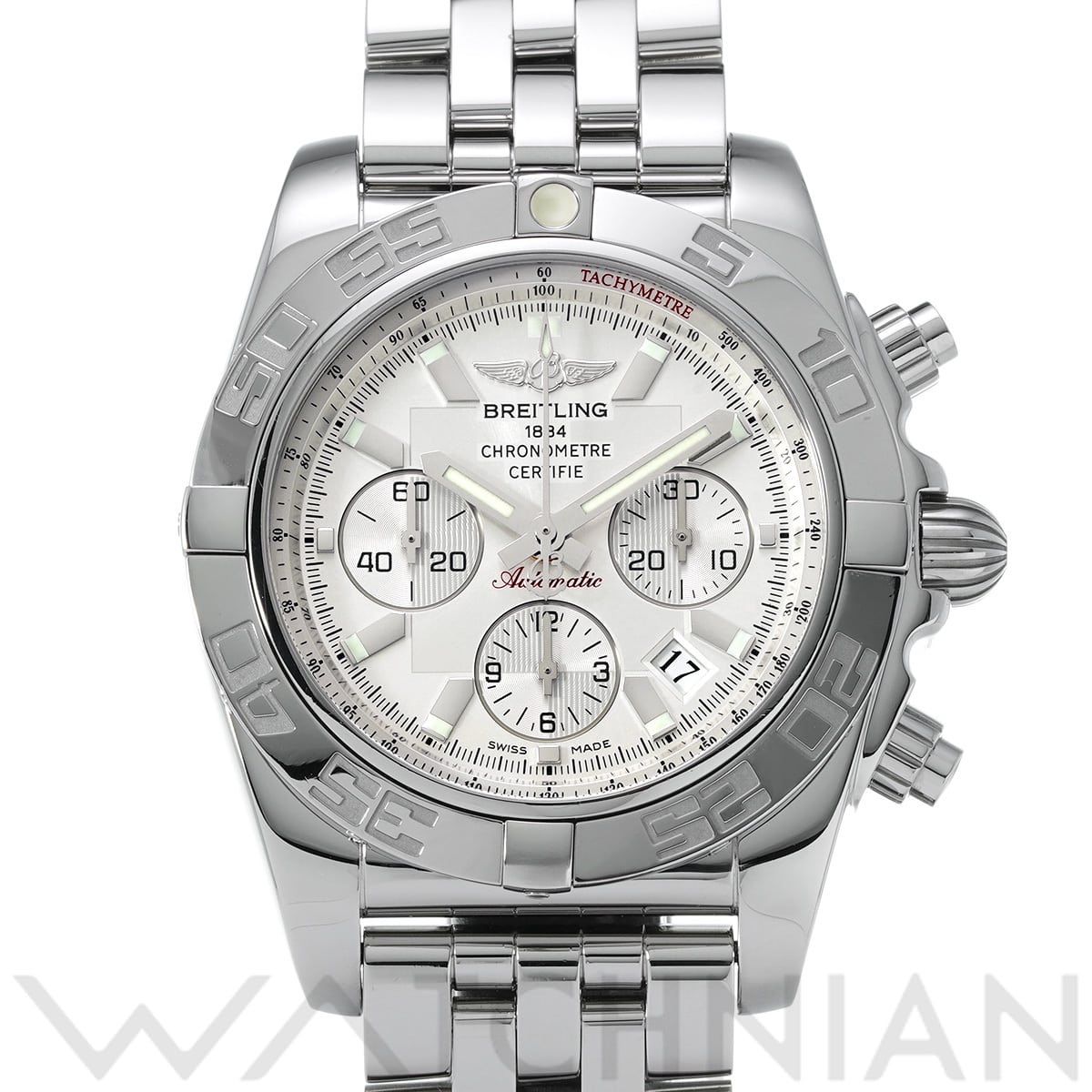 ブライトリング クロノマット 44 AB011012/B967 シルバー メンズ 時計 【中古】【wristwatch】