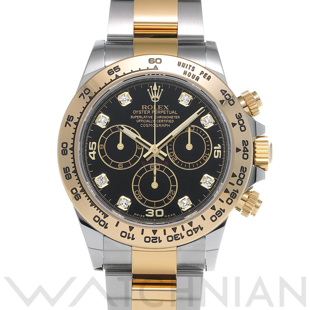 ロレックス コスモグラフ デイトナ 116503G ブラック/ダイヤモンド メンズ 時計 【中古】【wristwatch】