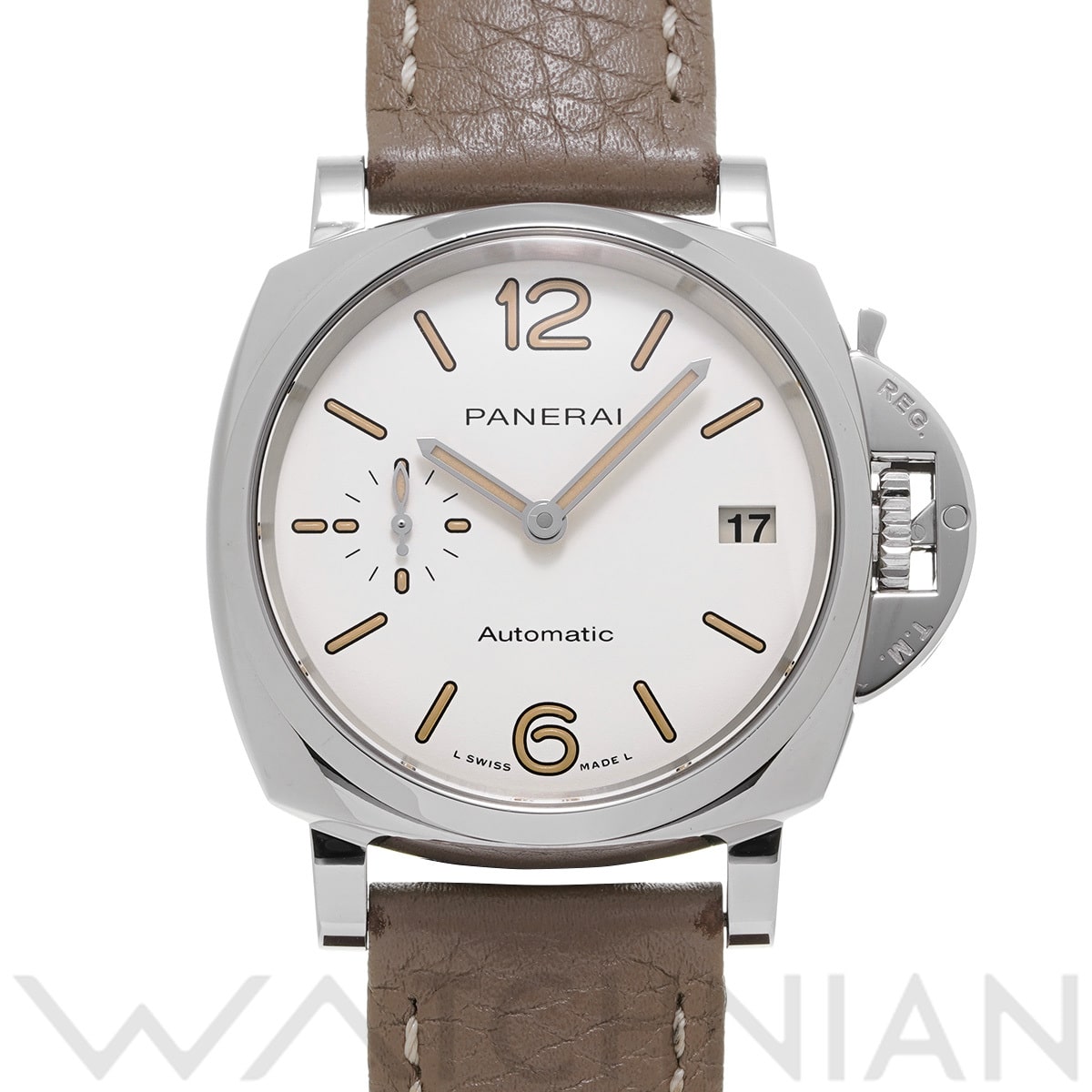 パネライ ルミノール ドゥエ PAM01043 ホワイト ユニセックス 時計 【中古】【wristwatch】