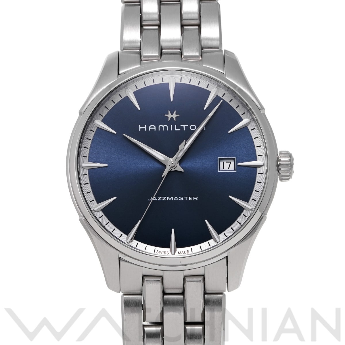 ハミルトン ジャズマスター ジェント クォーツ H32451141 ブルー メンズ 時計 【中古】【wristwatch】