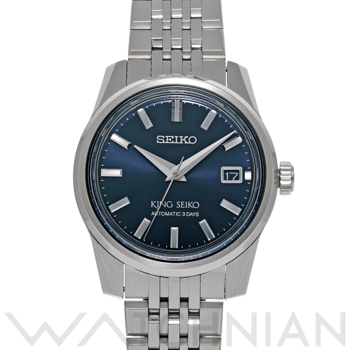 セイコー キングセイコー メカニカル SDKS017 ブルー メンズ 時計 【中古】【wristwatch】