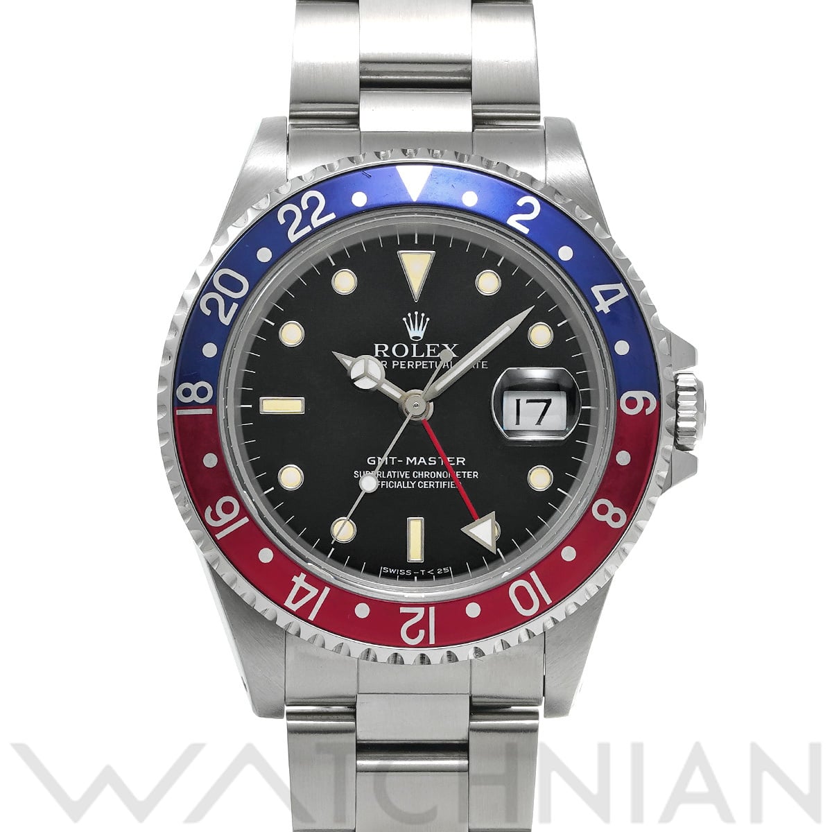 ロレックス GMTマスター 16700 ブラック メンズ 時計 【中古】【wristwatch】