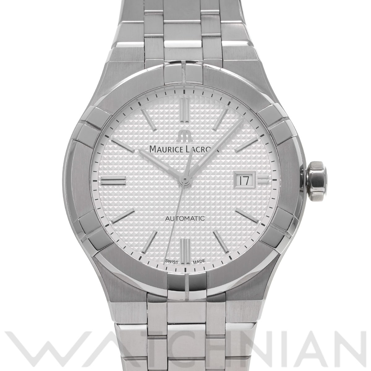 モーリス ラクロア アイコン オートマティック AI6008-SS002-130-1 シルバー メンズ 時計 【中古】【wristwatch】