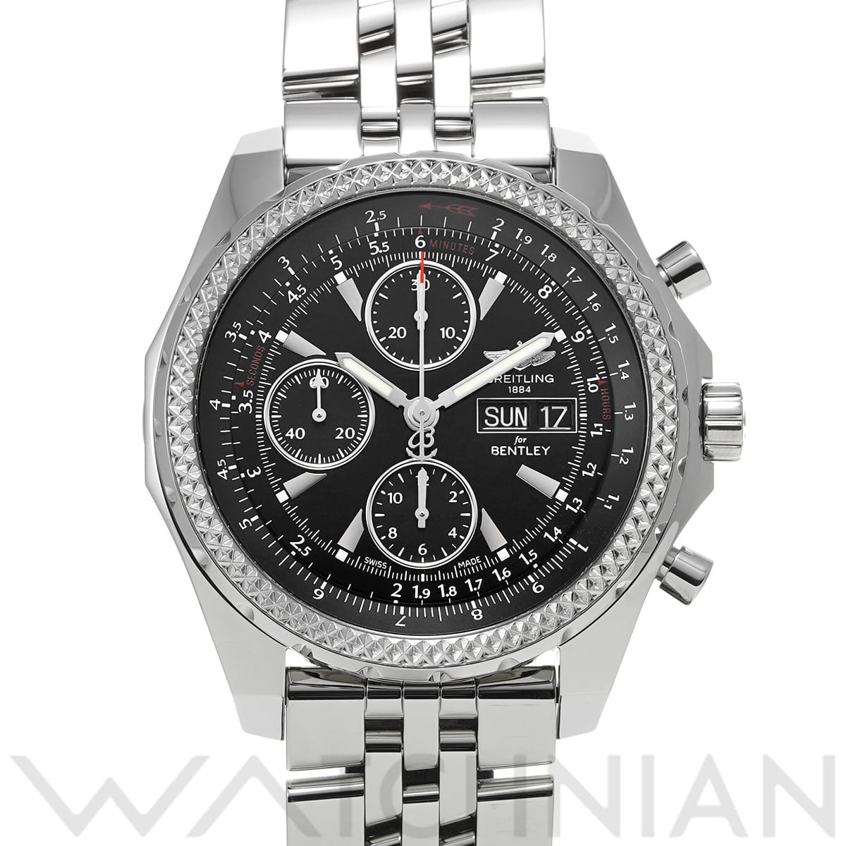 ブライトリング ベントレー GT A1336224/BB57 ブラック メンズ 時計 【中古】【wristwatch】