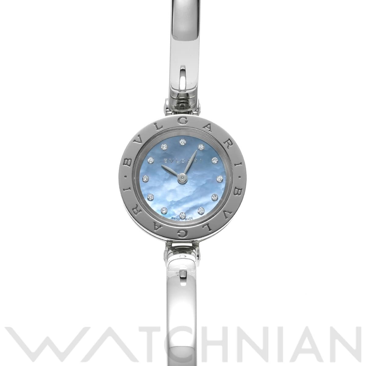 ブルガリ ビーゼロワン BZ23S ブルーシェル レディース 時計 【中古】【wristwatch】