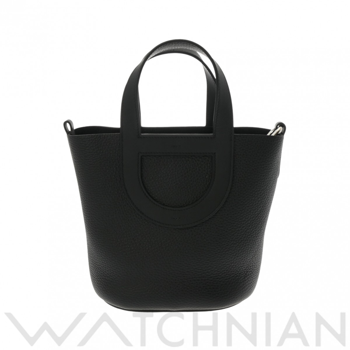 エルメス インザループ 18 黒 トリヨンクレマンス/ヴォースイフト レディース バッグ 【未使用】【bag】