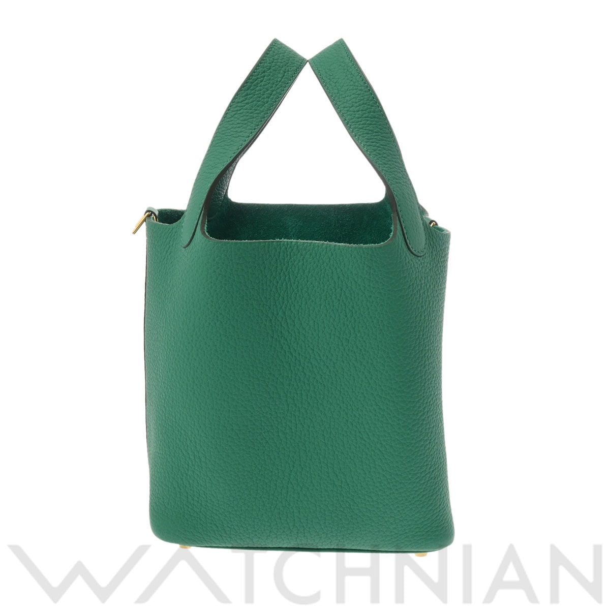 エルメス ピコタンロック PM ヴェールジェイド/ゴールド金具 トリヨンクレマンス レディース バッグ 【中古】【bag】