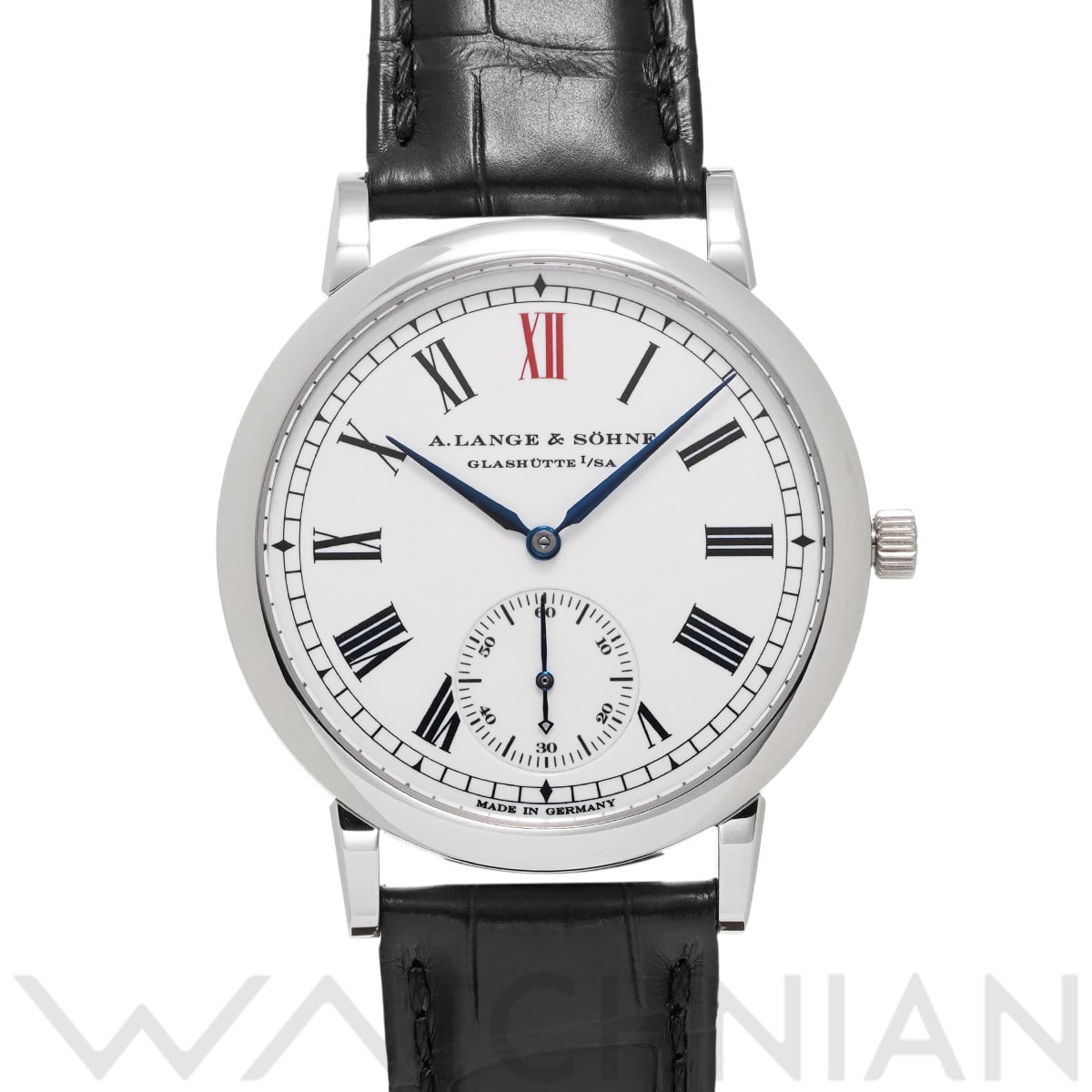 ランゲ&ゾーネ ランゲマチック エマイユ 302.025 ホワイト メンズ 時計 【中古】【wristwatch】