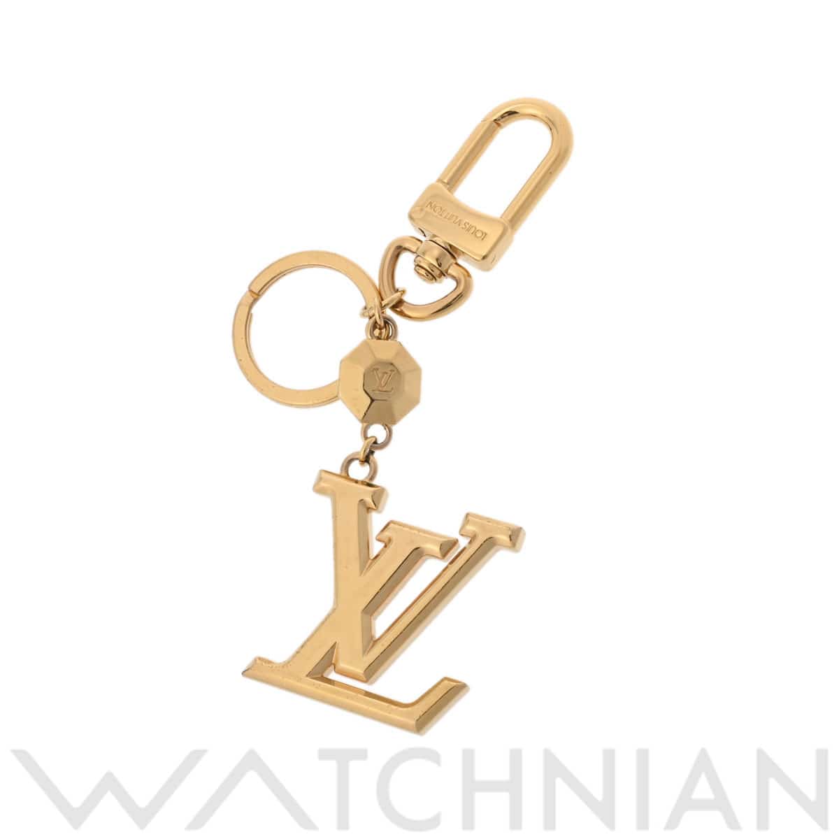 ルイ ヴィトン キーホルダー LV ファセット ゴールド M65126 メタル ユニセックス 【中古】【other】