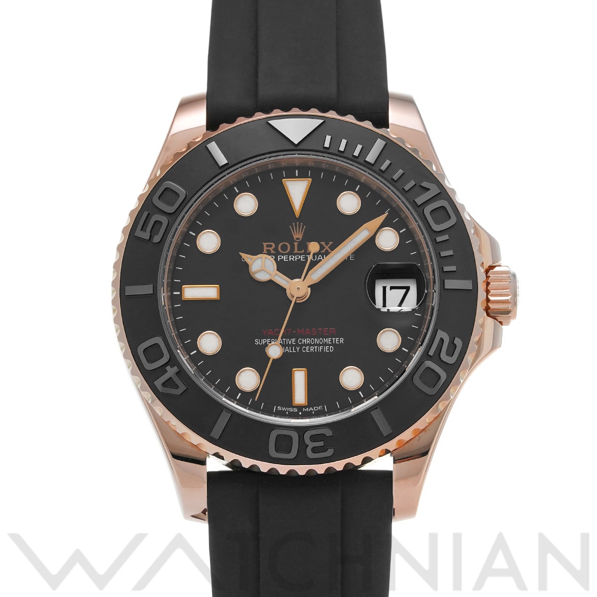 ロレックス ヨットマスター 37 268655 ブラック ユニセックス 時計 【中古】【wristwatch】