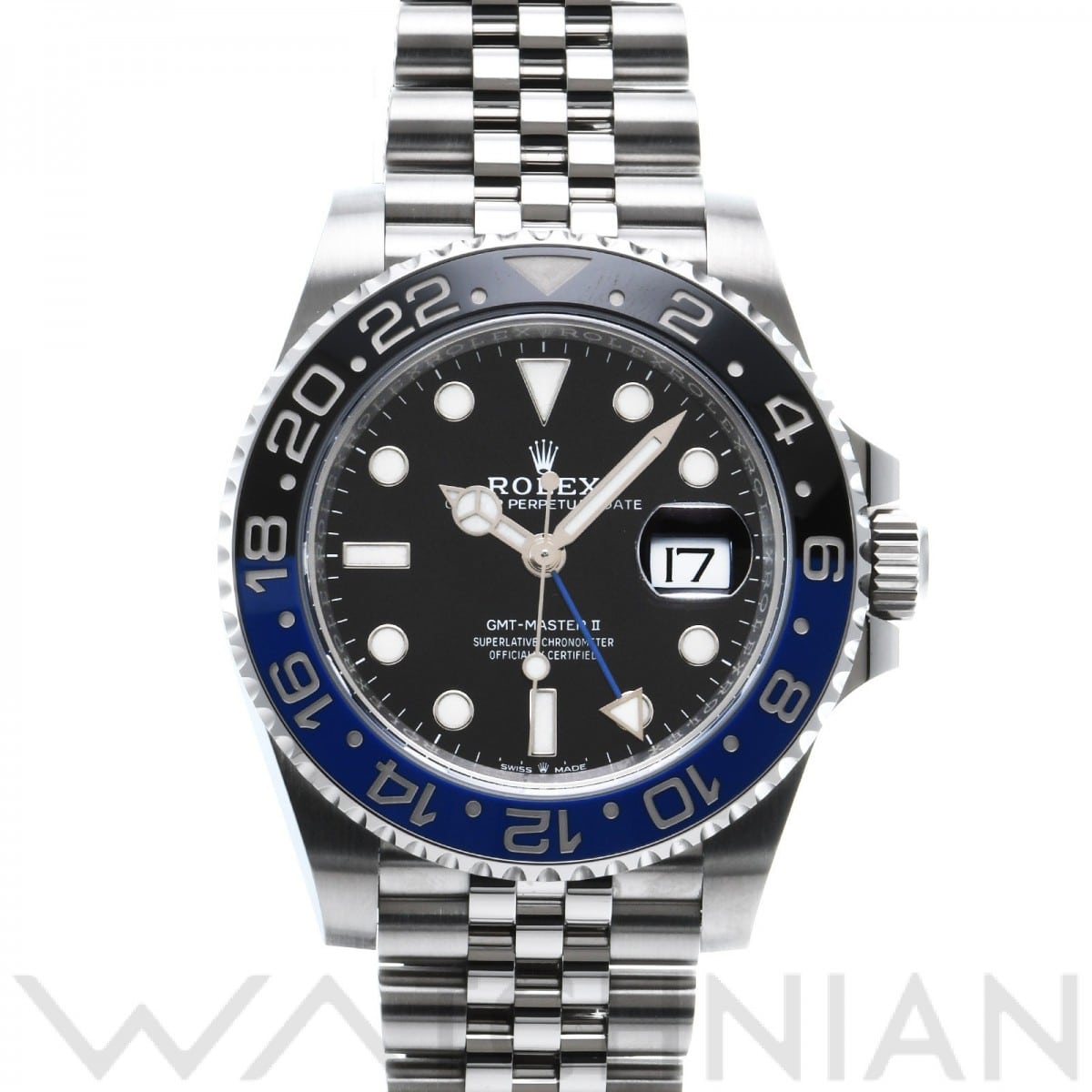 ロレックス GMTマスターII 126710BLNR ブラック メンズ 時計 【中古】【wristwatch】