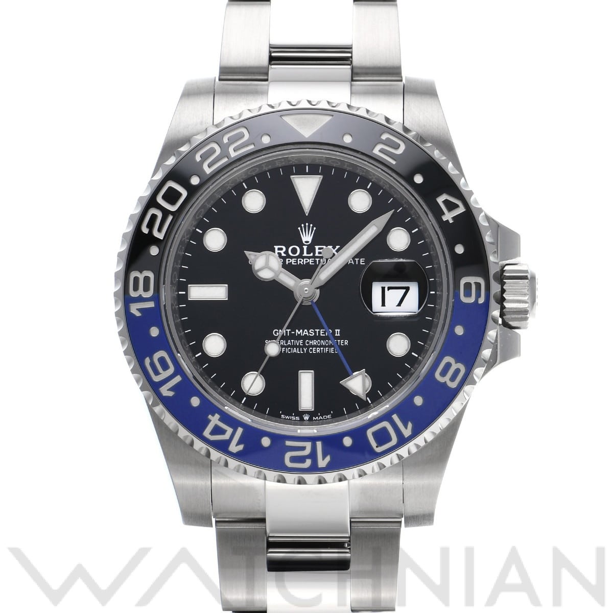 ロレックス GMTマスターII 126710BLNR ブラック メンズ 時計 【中古】【wristwatch】