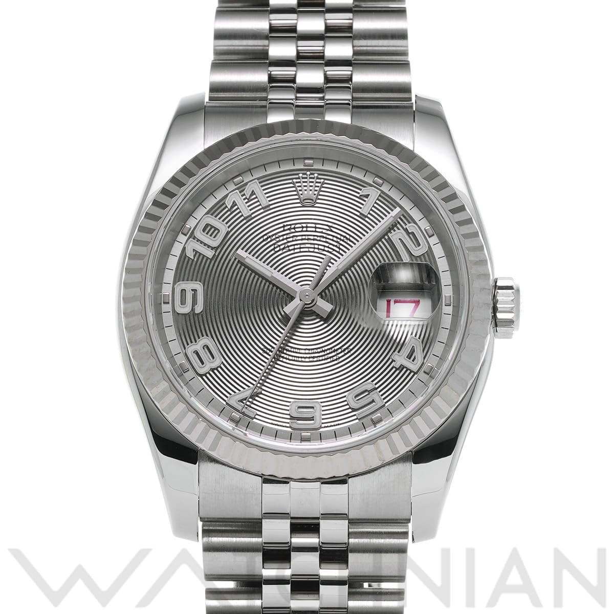 ロレックス デイトジャスト 116234 グレー メンズ 時計 【中古】【wristwatch】
