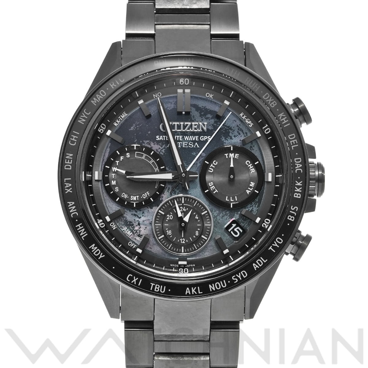 シチズン アテッサ ACT Line HAKUTO-R エディション CC4065-61Y ホワイトシェル メンズ 時計 【中古】【wristwatch】