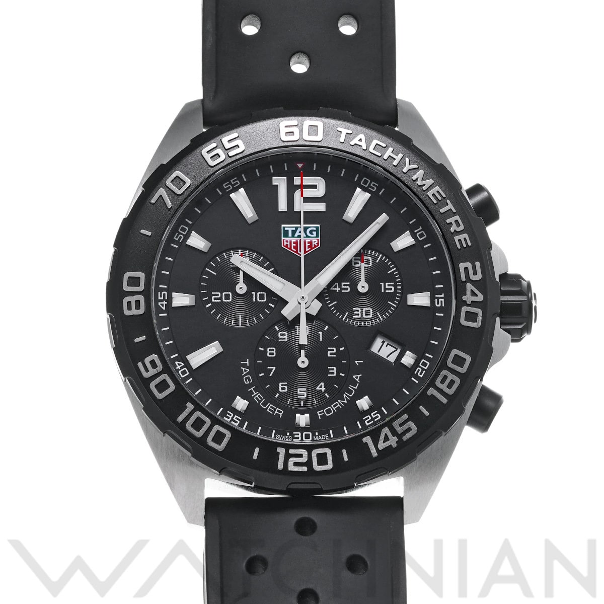 タグ ホイヤー フォーミュラ1 クォーツ クロノグラフ CAZ1010.FT8024 ブラック メンズ 時計 【中古】【wristwatch】