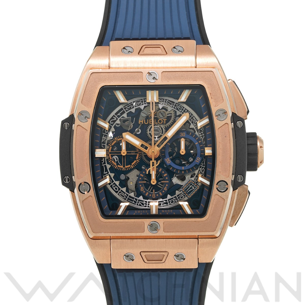 ウブロ スピリット オブ ビッグバン キングゴールド ブルー 642.OX.7180.RX ブルー メンズ 時計 【中古】【wristwatch】