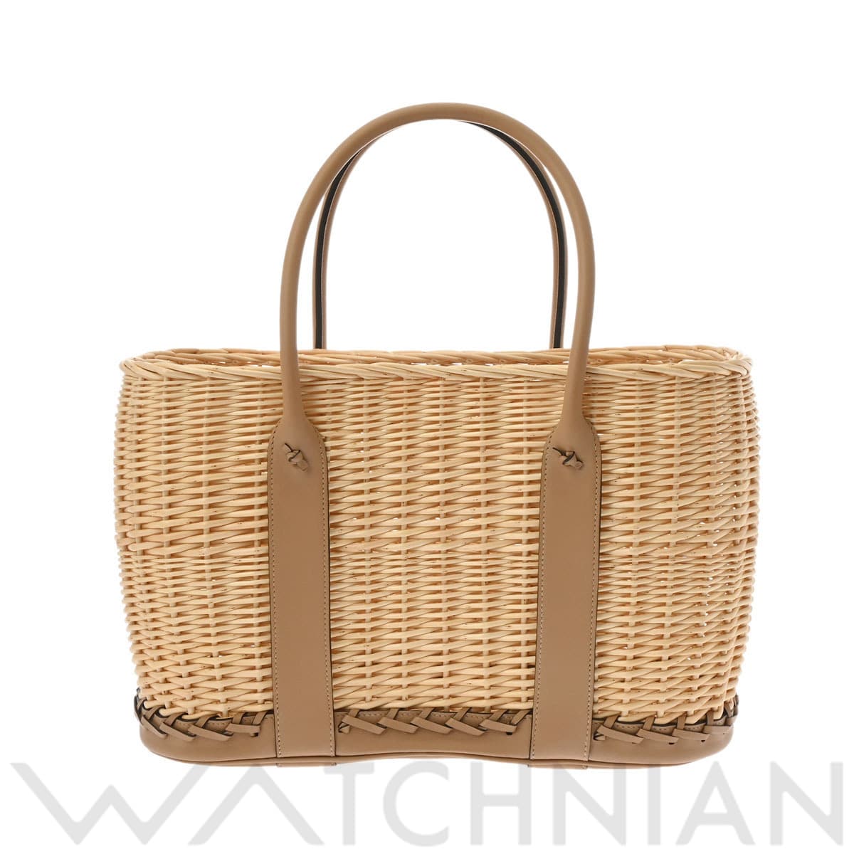 エルメス ガーデン ピクニック チャイ/ナチュラル ヴォースイフト/ヤナギ レディース バッグ 【中古】【bag】
