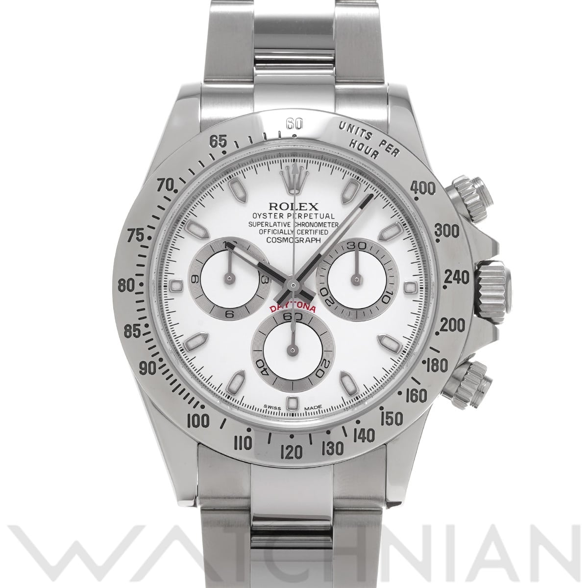 ロレックス コスモグラフ デイトナ 116520 ホワイト メンズ 時計 【中古】【wristwatch】