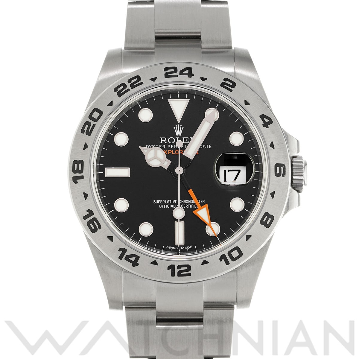 ロレックス エクスプローラーII 216570 ブラック メンズ 時計 【中古】【wristwatch】