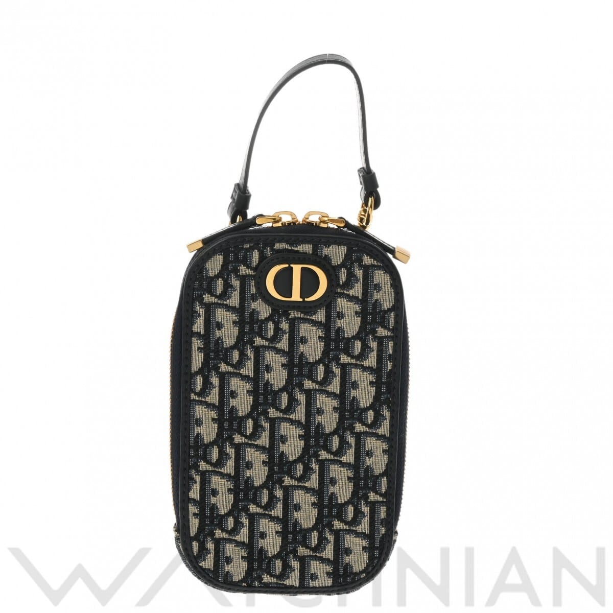 ディオール Call in Dior フォンホルダー 30 MONTAIGNE ブルー S2114UTZQ_M928 オブリークジャガードキャンバス レディース 【中古】【other】