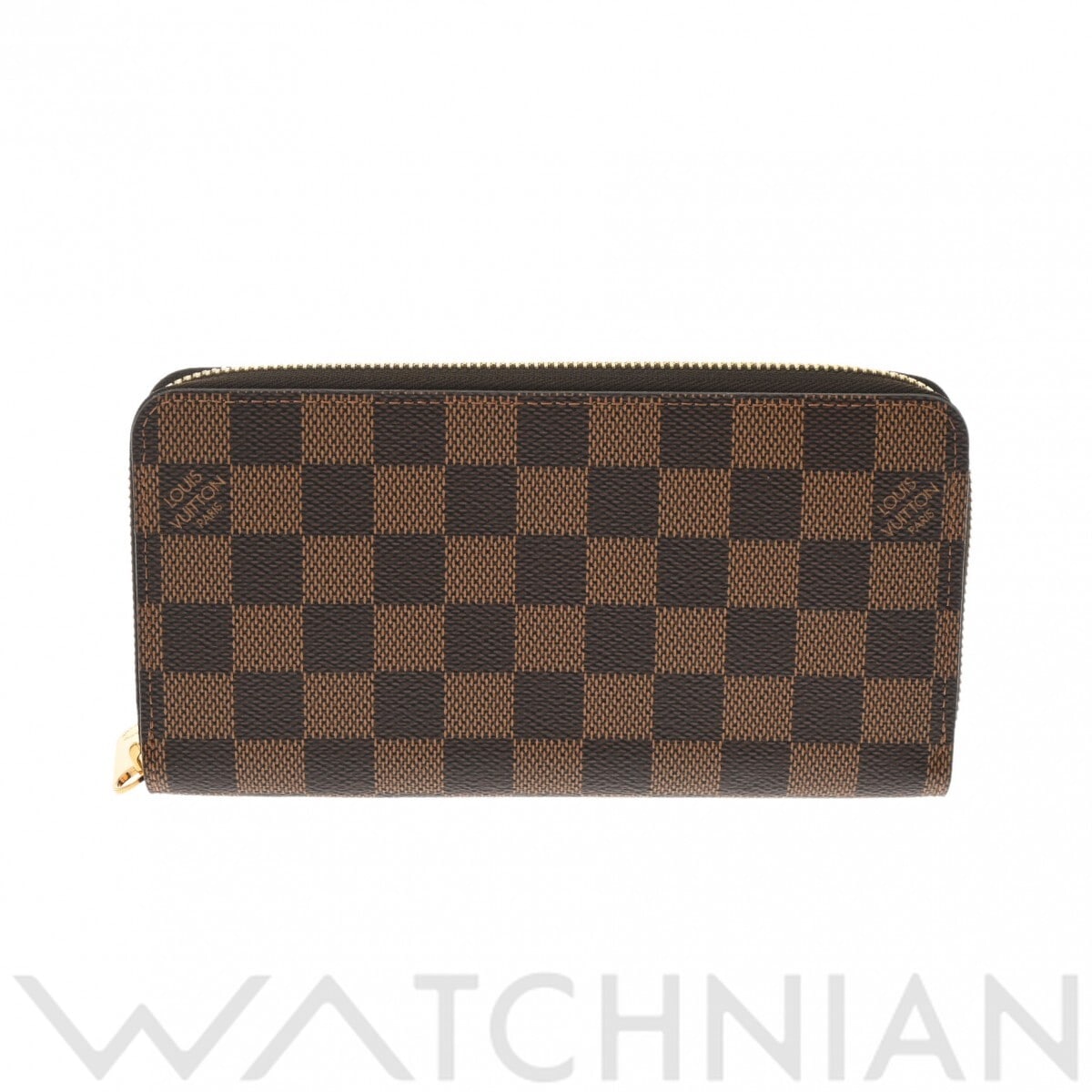 ルイ ヴィトン ダミエ ジッピーウォレット ブラウン N41661 ダミエキャンバス ユニセックス 財布 【中古】【purse】