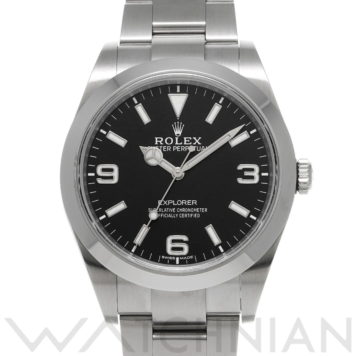 ロレックス エクスプローラー 214270 ブラック メンズ 時計 【中古】【wristwatch】