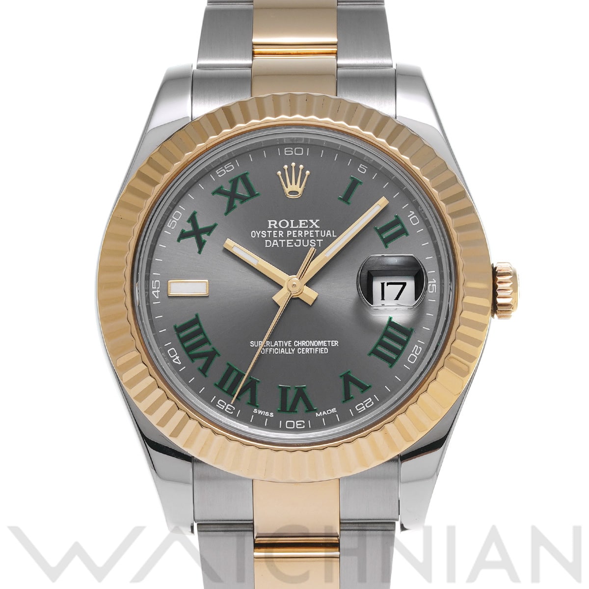 ロレックス デイトジャストII 116333 スレート メンズ 時計 【中古】【wristwatch】