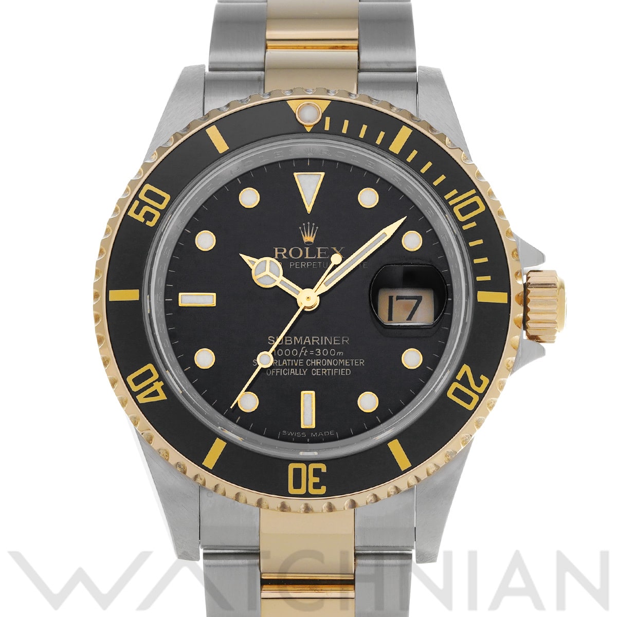 ロレックス サブマリーナ デイト 16613LN ブラック メンズ 時計 【中古】【wristwatch】