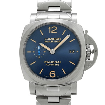 パネライ ルミノールマリーナ PAM01028 ブルー メンズ 時計 【中古】【wristwatch】