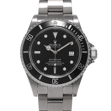 ロレックス シードゥエラー 16600 ブラック メンズ 時計 【中古】【wristwatch】