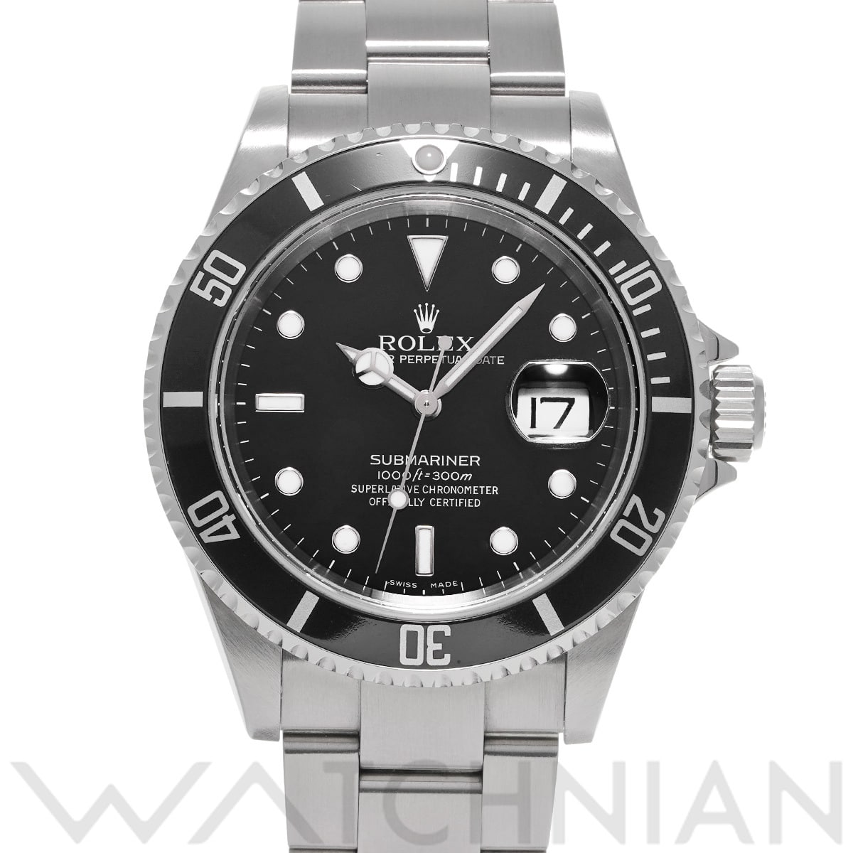 ロレックス サブマリーナ デイト 16610 ブラック メンズ 時計 【中古】【wristwatch】