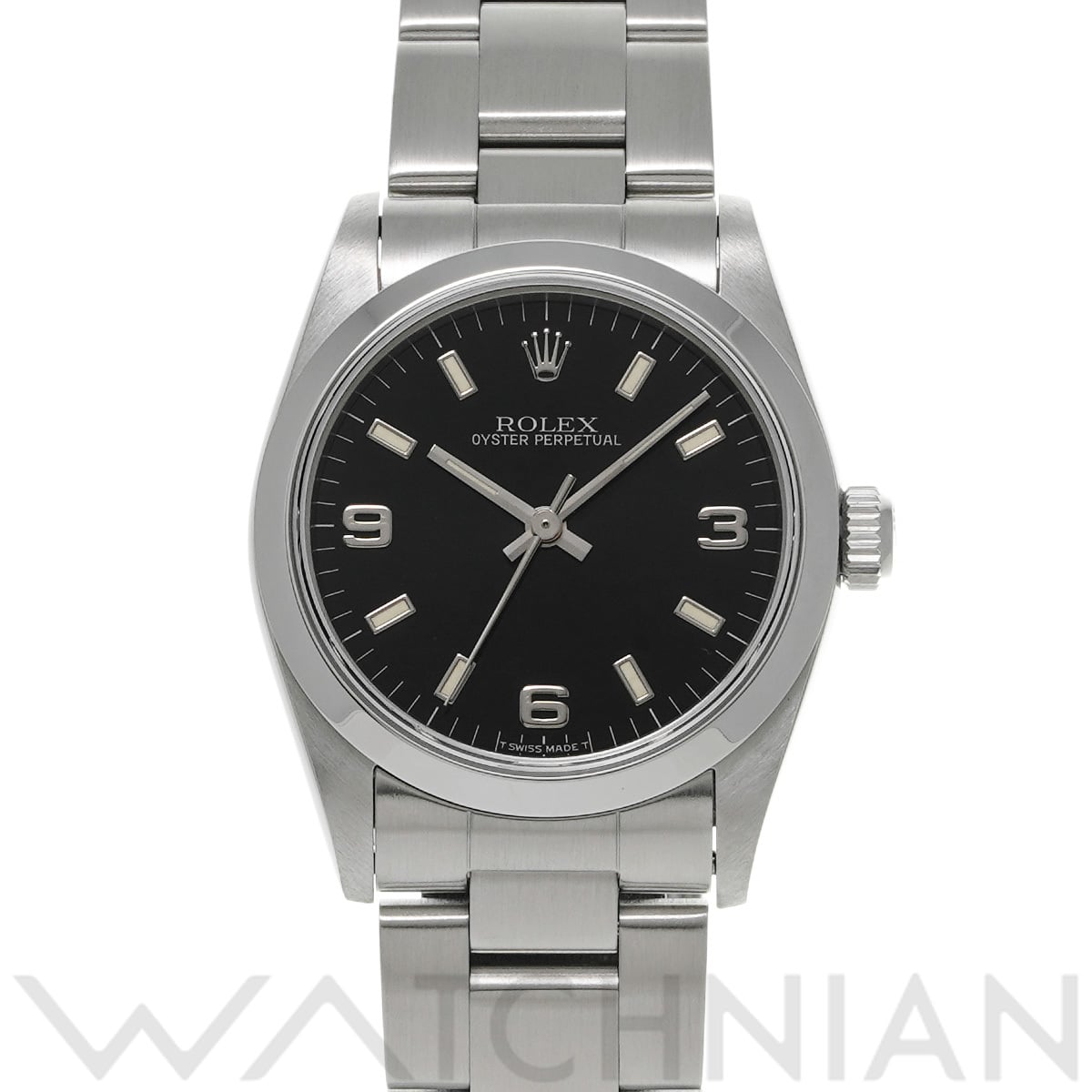 ロレックス オイスターパーペチュアル 31 67480 ブラック ユニセックス 時計 【中古】【wristwatch】
