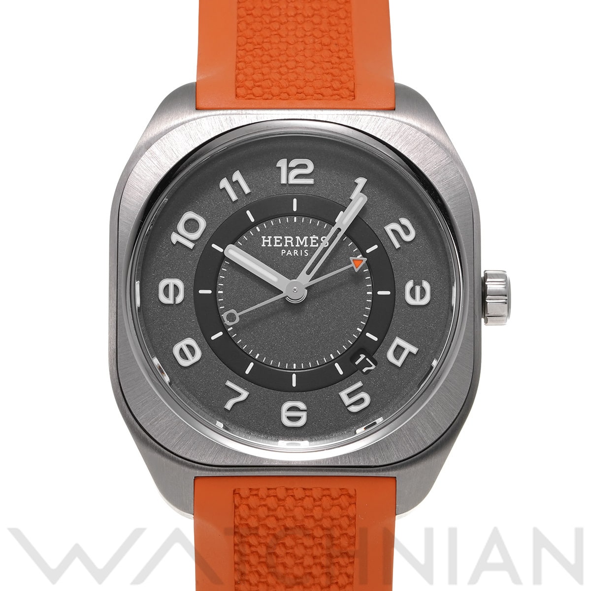 エルメス H08 SP1.741 グレー メンズ 時計 【中古】【wristwatch】