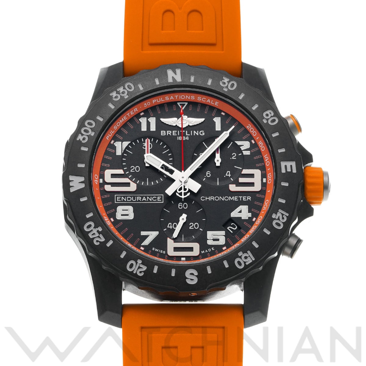 ブライトリング エンデュランス プロ X82310A51B1S1 ブラック メンズ 時計 【中古】【wristwatch】
