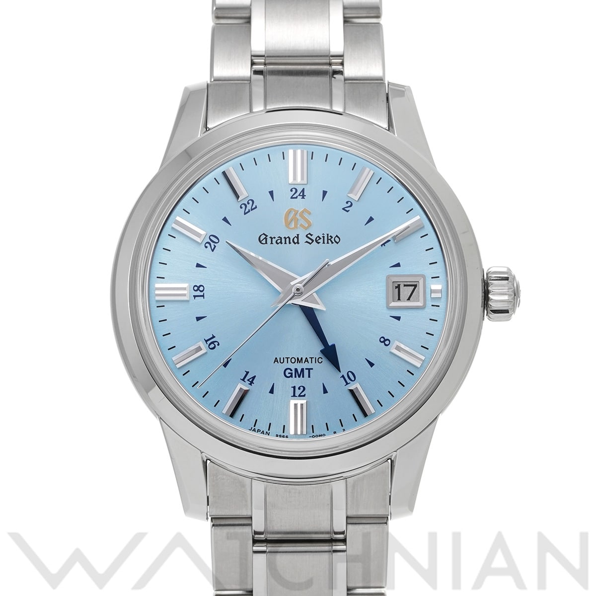グランドセイコー エレガンスコレクション メカニカル GMT キャリバー9S 20th SBGM253 スカイブルー メンズ 時計 【中古】【wristwatch】