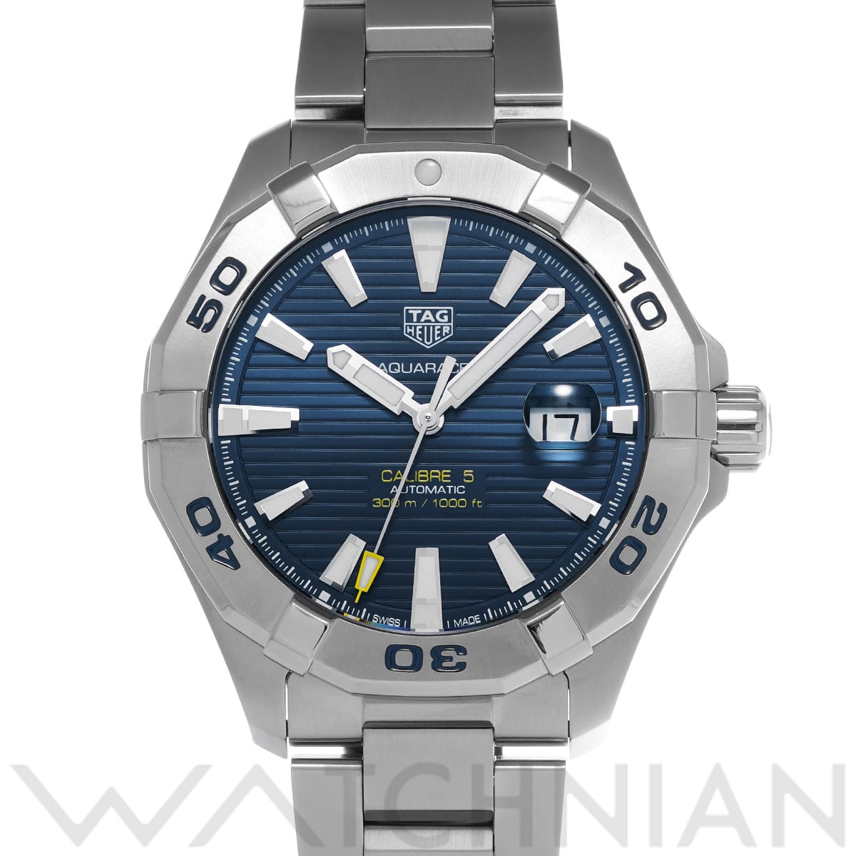タグ ホイヤー アクアレーサー キャリバー5 WAY2012.BA0927 ブルー メンズ 時計 【中古】【wristwatch】