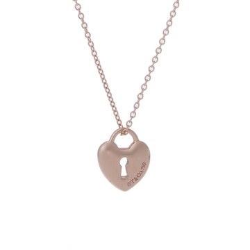ティファニー ハートロックネックレス K18ピンクゴールド PG レディース ジュエリー 【中古】【jewelry】