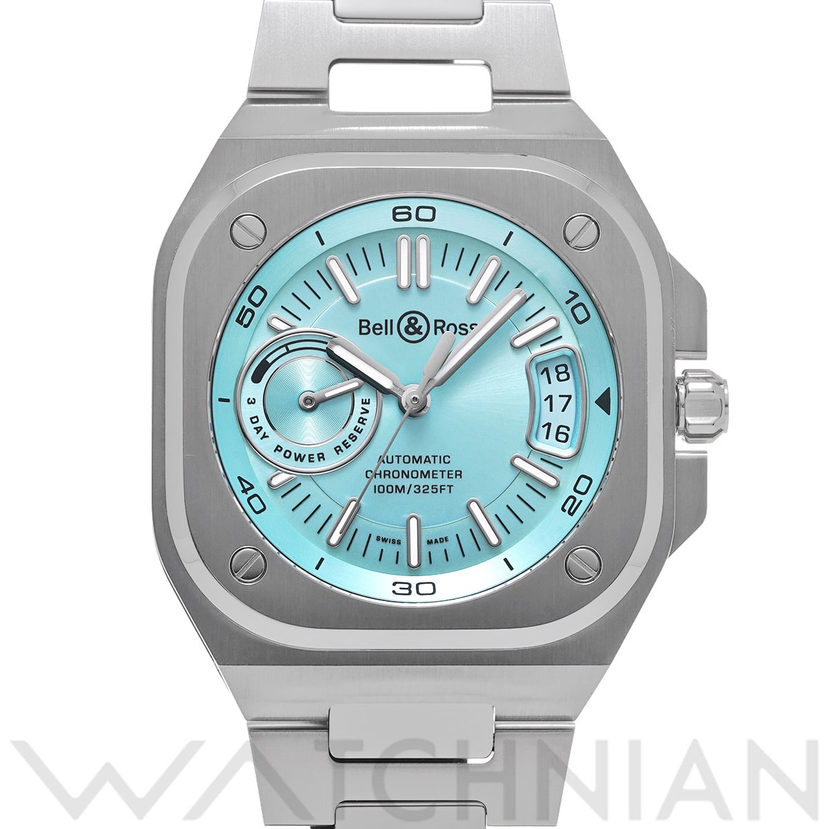 ベル＆ロス BR-X5 アイスブルースチール BRX5R-IB-ST/SST アイスブルー メンズ 時計 【中古】【wristwatch】
