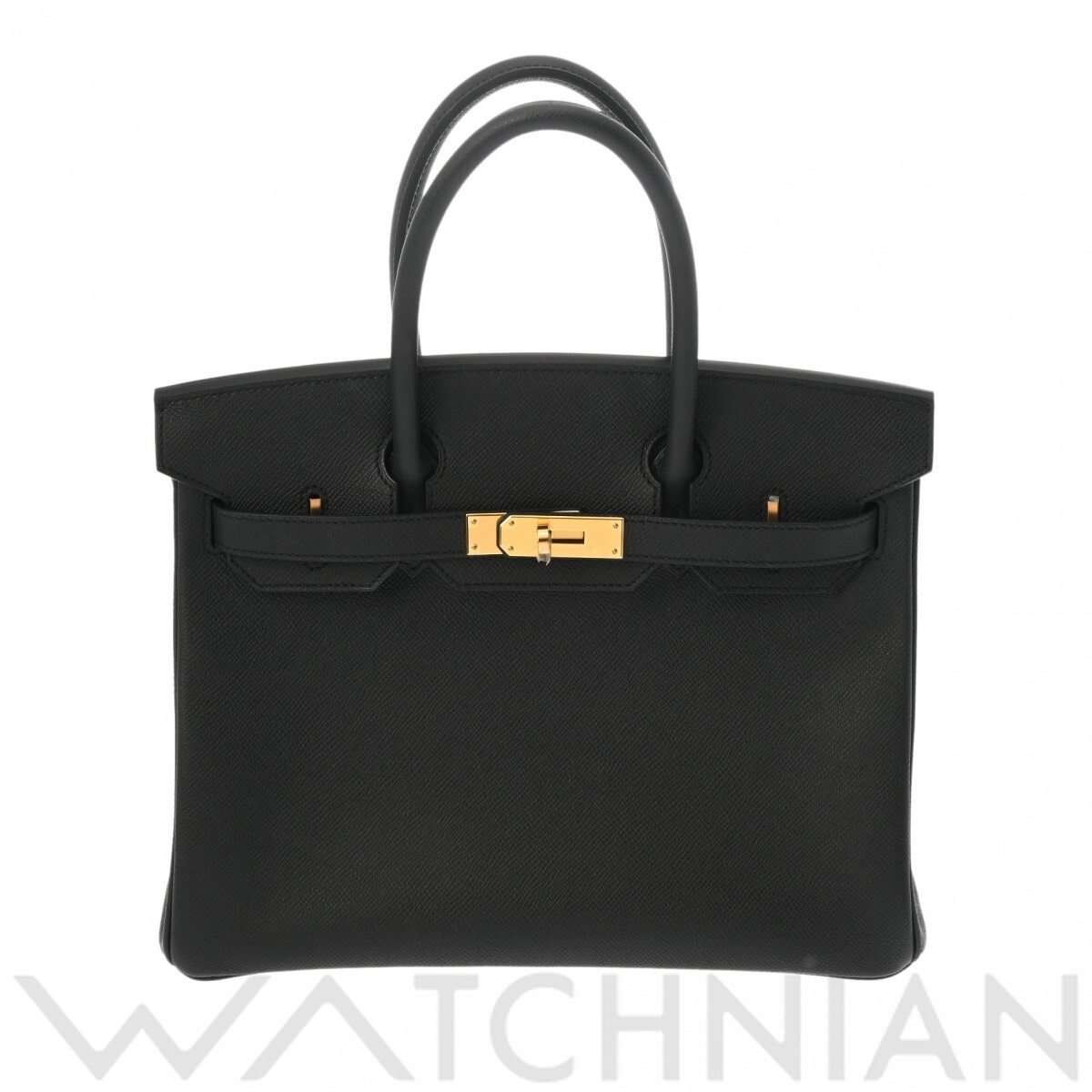 エルメス バーキン 30 ブラック/ゴールド金具 ヴォーエプソン レディース バッグ 【中古】【bag】