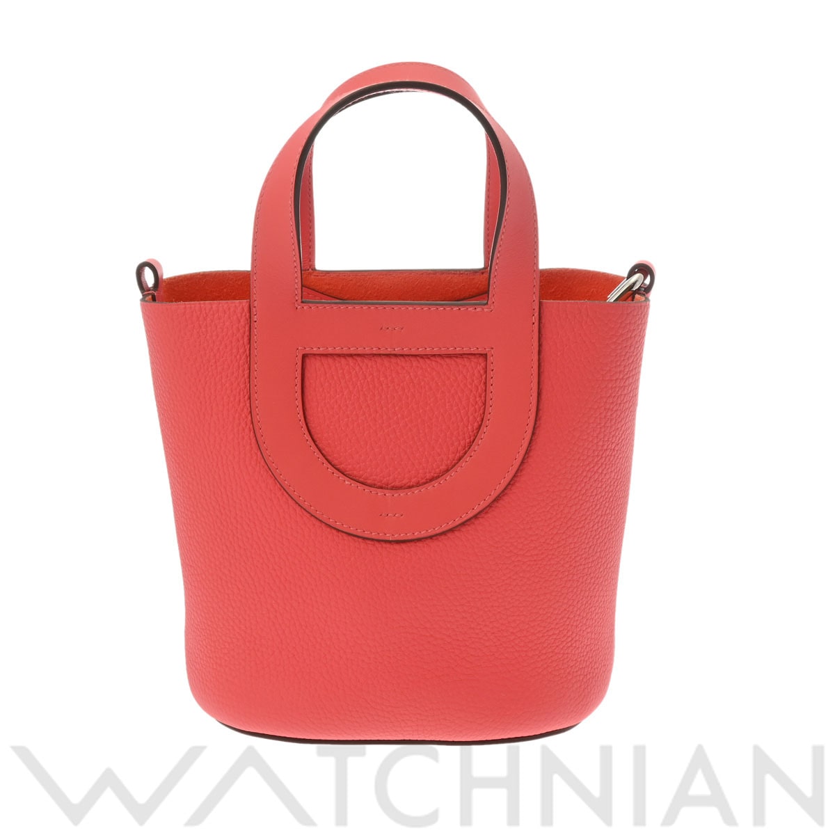 エルメス インザループ 18 ローズテキサス トリヨンクレマンス/ヴォースイフト レディース バッグ 【中古】【bag】