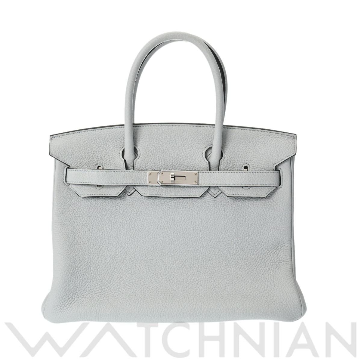 エルメス バーキン 30 ブルーペール/パラジウム金具 トリヨンクレマンス レディース バッグ 【中古】【bag】