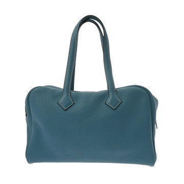 エルメス ヴィクトリア 35 ブルージーン/パラジウム金具 トリヨンクレマンス ユニセックス バッグ 【中古】【bag】