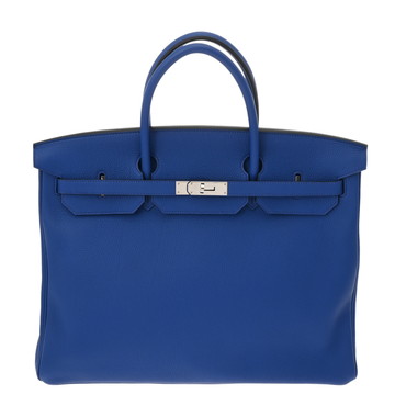 エルメス バーキン 40 ブルーロワイヤル トゴ ユニセックス バッグ 【中古】【bag】