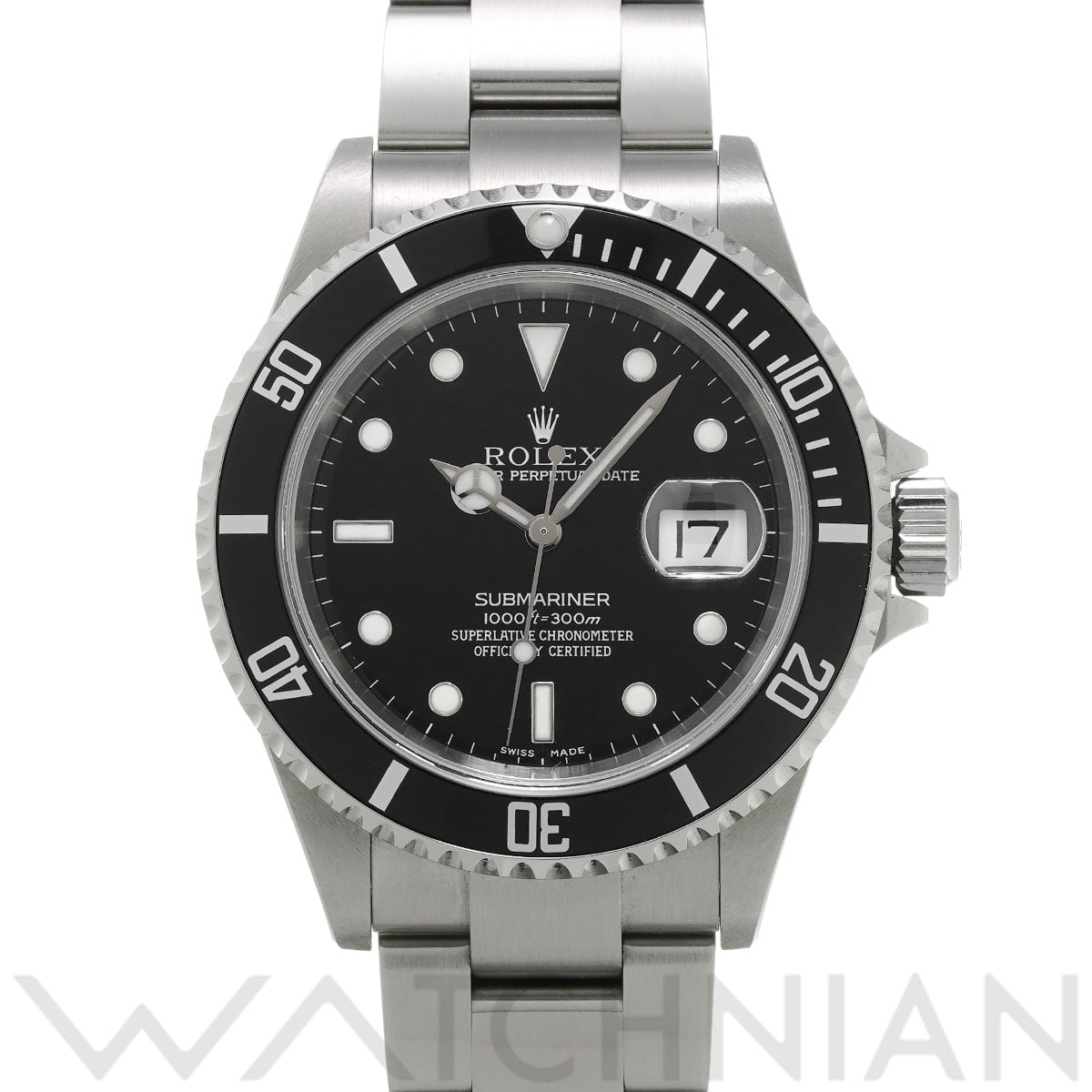 ロレックス サブマリーナ デイト 16610 ブラック メンズ 時計 【中古】【wristwatch】