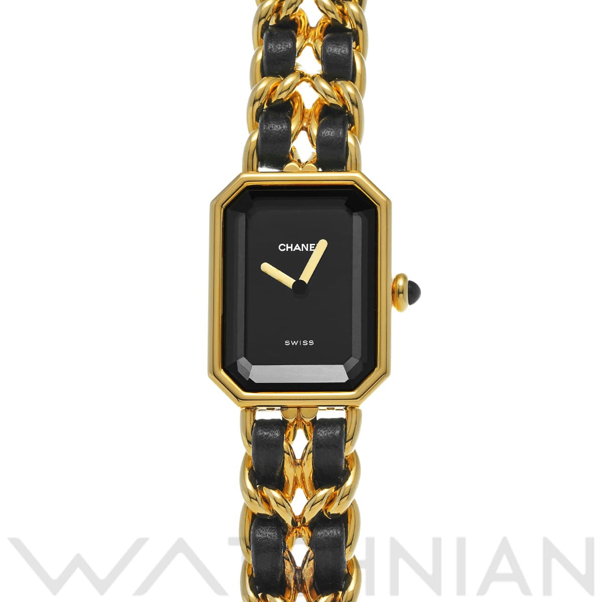 シャネル プルミエール XL H0001 ブラック レディース 時計 【中古】【wristwatch】