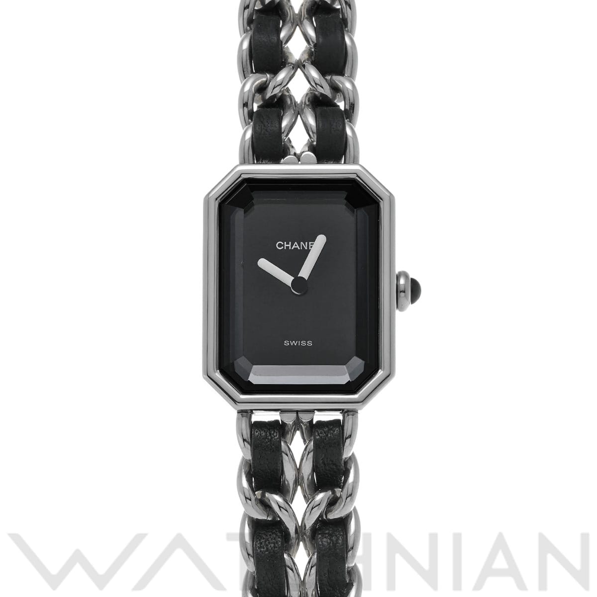 シャネル プルミエール M H0451 ブラック レディース 時計 【中古】【wristwatch】