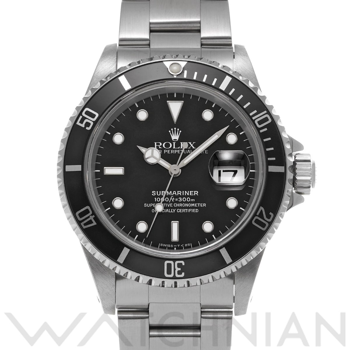 ロレックス サブマリーナ デイト 16610 ブラック メンズ 時計 【中古】【wristwatch】