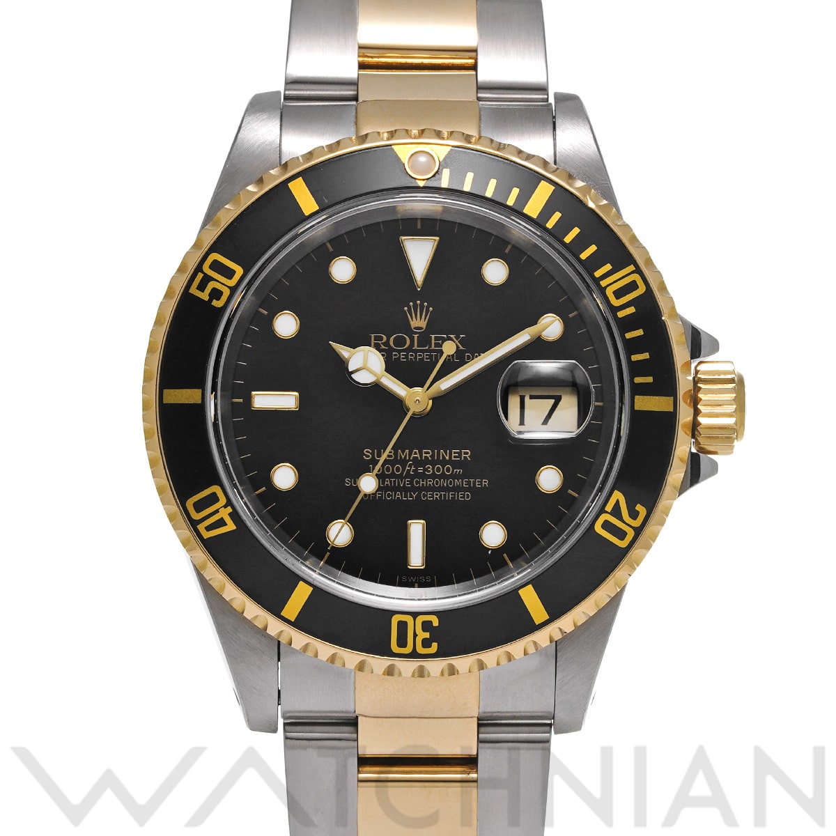 ロレックス サブマリーナ デイト 16613 ブラック メンズ 時計 【中古】【wristwatch】