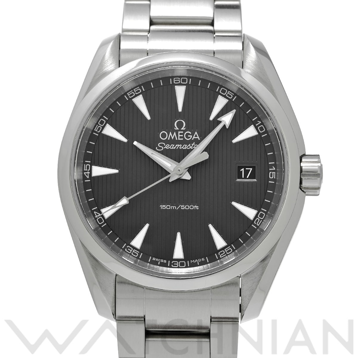 オメガ シーマスター アクアテラ クォーツ 231.10.39.60.06.001 グレー メンズ 時計 【中古】【wristwatch】
