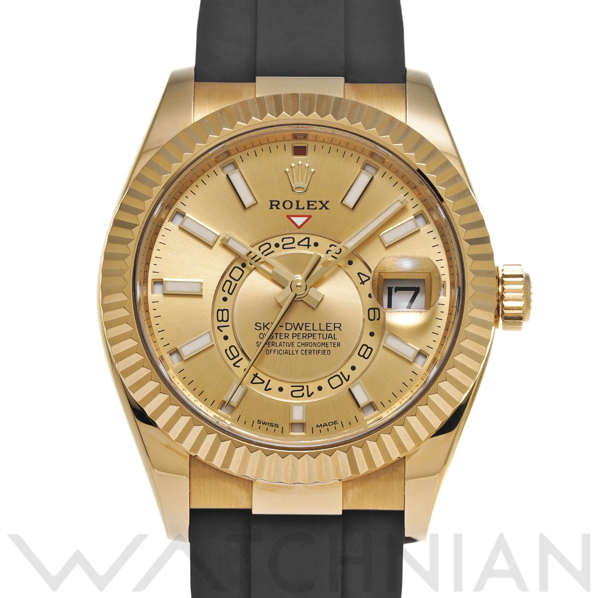 ロレックス スカイドゥエラー 326238 シャンパン メンズ 時計 【中古】【wristwatch】